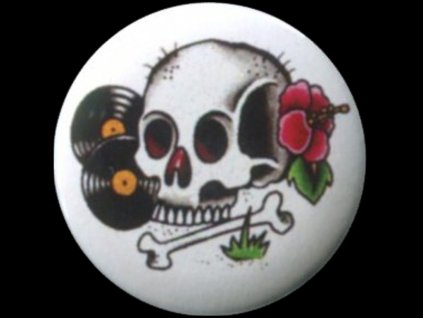 placka 25 lebka kvet