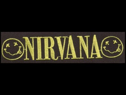 nasivka nirvana napis smajl vysivana zazehlovaci