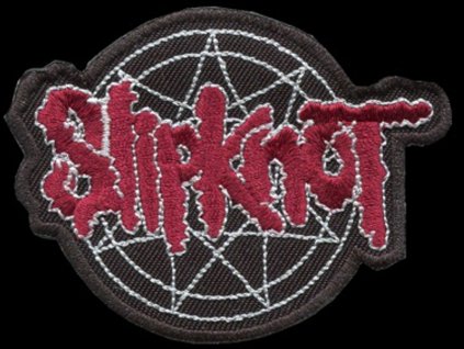 nasivka slipknot logo vysivana zazehlovaci