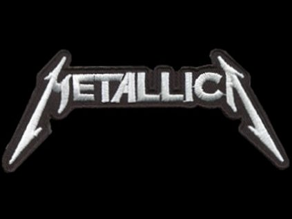 nasivka metallica slim white vysivana zazehlovaci