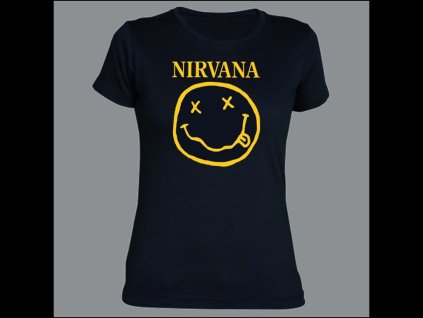 tricko nirvana smajl damske