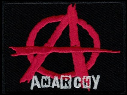 nasivka acko anarchy napis vysivana zazehlovaci