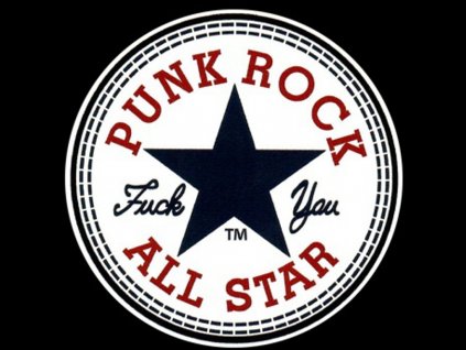 samolepka punk rock all star