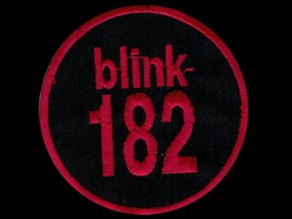 nasivka blink 182 red vysivana zazehlovaci