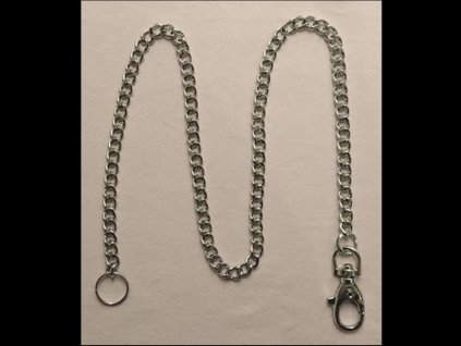 retizek s karabinkou chrom 50 cm