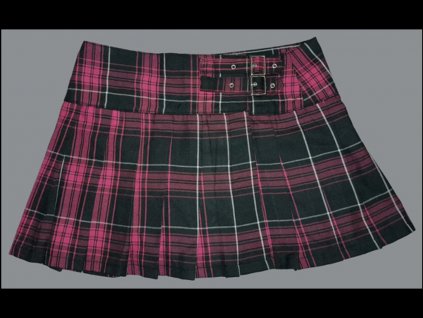 Sukně PINK BUCKLE tartan