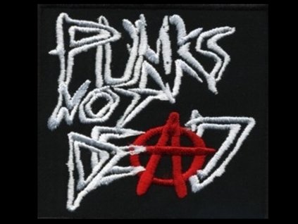 nasivka punk s not dead acko vysivana