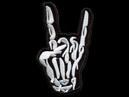 výšivka cornuto kostlivec