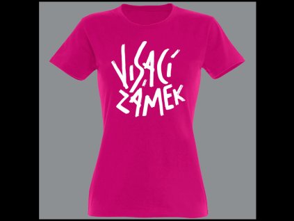 tričko visací zámek fuchsie