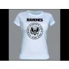 tricko ramones kruh white damske