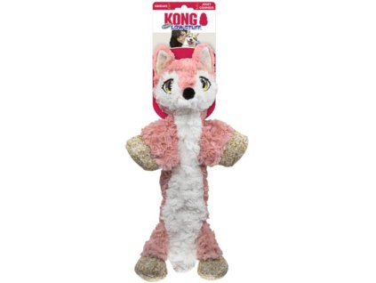 KONG Hračka plyš Low Stuff Flopzie Fox M