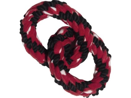 KONG Hračka textil Signature Rope Double Ring Tug