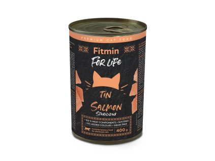 Fitmin For Life Konzerva pro kastrované kočky losos 400 g