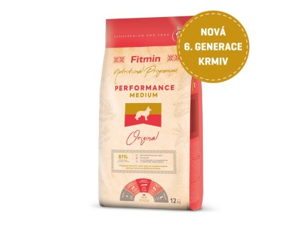 Fitmin Medium Performance krmivo pro psy 12 kg