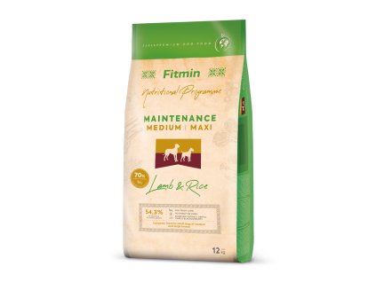 Fitmin Medium Maxi Lamb & Rice krmivo pro psy 12 kg