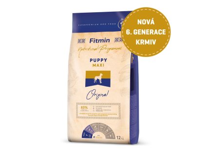 Fitmin Maxi Puppy kompletní krmivo pro štěňata 12 kg
