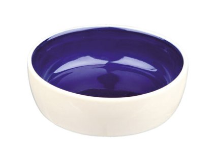 Trixie Keramická miska s glazurou 300ml/12cm krémovo/modrá