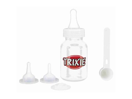 Trixie Kojenecký set láhev 120ml 3 dudlíky odměrka