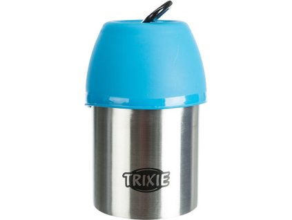Trixie Láhev kovová s plastovou miskou 300ml