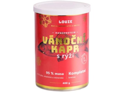 149863 louie konz pro psy vanocni kapr 400 g