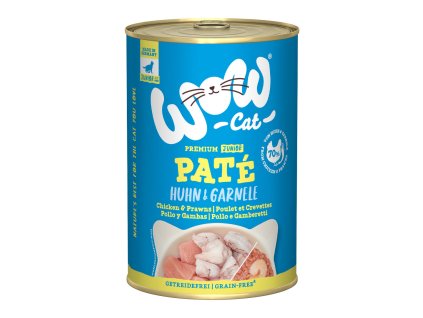 157549 wow cat wow cat konzerva pate kure s krevetami kitten junior 400g