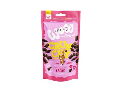 157585 wow cat wow cat plnene polstarky crunchy s lososem 60g