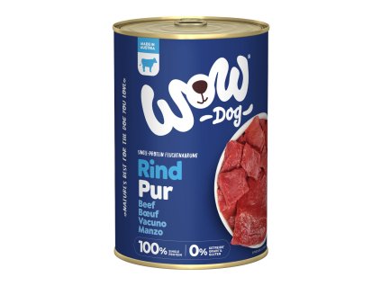 157654 wow wow konzerva pur hovezi monoprotein 400g