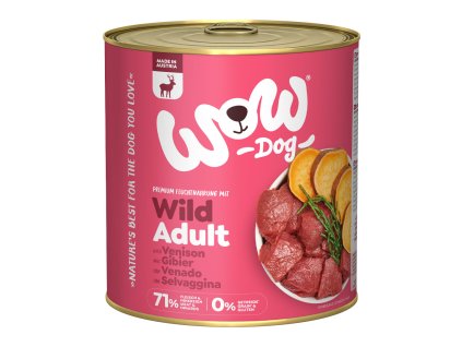 157669 wow wow konzerva zverina s bataty adult 800g