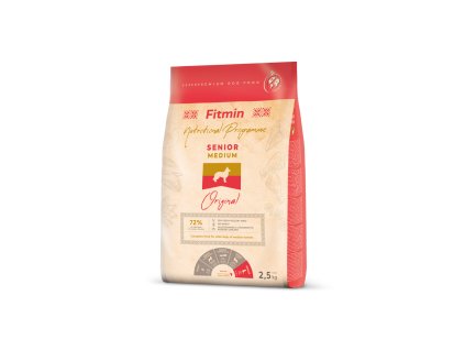 Fitmin Medium Senior kompletní krmivo pro psy 2,5 kg