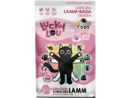 Lucky Lou Light Geflügel & Lamm s jehněčím 750 g