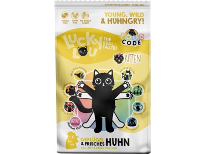 Lucky Lou Kitten Geflügel & Huhn s kuřecím 750 g
