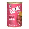 157666 wow wow konzerva zverina s bataty adult 400g