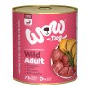 157669 wow wow konzerva zverina s bataty adult 800g