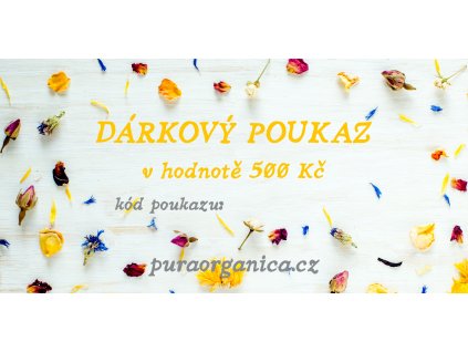 Dárkový poukaz 500