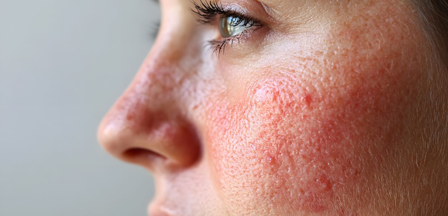 Růžovka (Rosacea): co to je? Příznaky a komplexní přehled