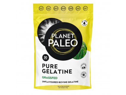 Pure Gelatine - hovězí želatina z hydrolyzovaného kolagenu, 300 g - front
