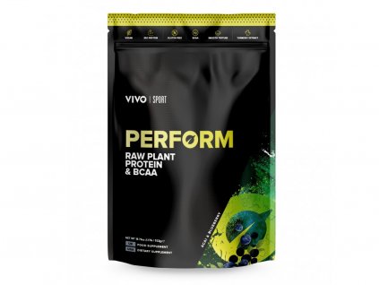 PERFORM - RAW protein & BCAA: açai a borůvka, 532 g - front