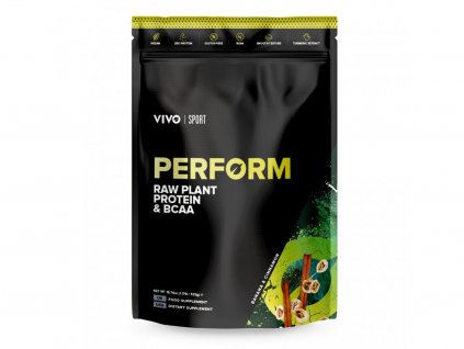 PERFORM - RAW protein & BCAA: banán a skořice, 532 g pack