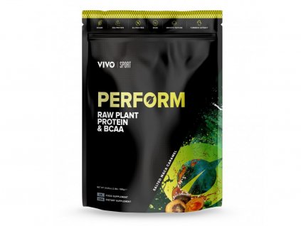 PERFORM - RAW protein & BCAA: slaný maca karamel, 988 g pack