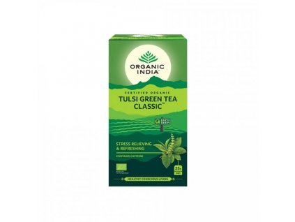 Tulsi se zeleným čajem BIO, 25 sáčků
