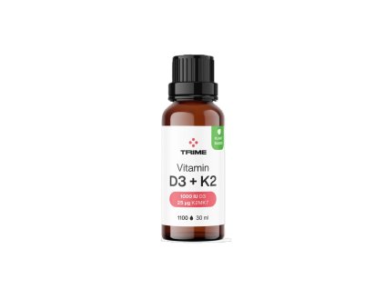 Vitamín D3 + K2 v bio MCT oleji, 30 ml - hlavní