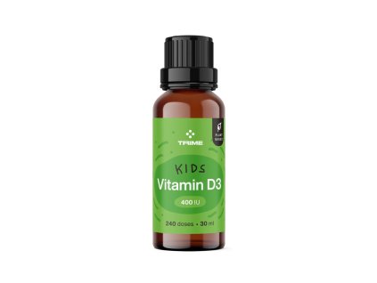 Vitamín D3 pro děti v bio MCT oleji, 30 ml - hlavní