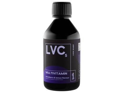 Liposomální multivitamín s příchutí jahody a citronu, 240ml