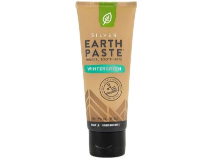 Jílová zubní pasta s nano stříbrem - wintergreen, 113 g - hlavní