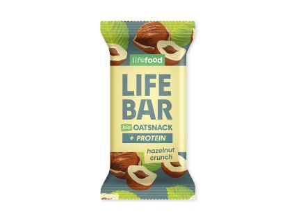 Bio proteinová ovesná tyčinka s lískovými oříšky, 40 g - hlavní