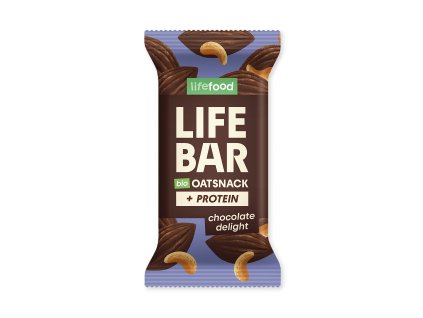 Bio proteinová ovesná tyčinka čokoládová, 40 g - hlavní