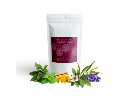 Minerální aromatizovaná koupelová sůl - Radost, 500 g