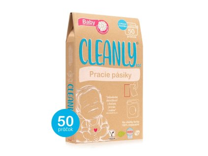 Cleanly Eco prací proužky Baby s heřmánkem, 50 praní - hlavní