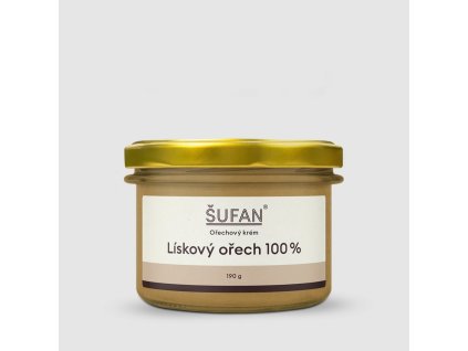 100% Lískoořechový krém, 190 g - hlavní