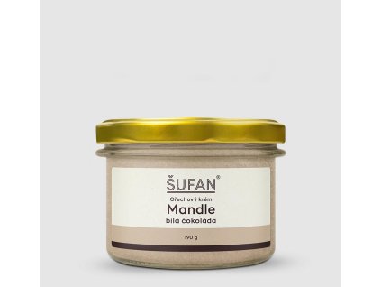 Mandlový krém s bílou čokoládou, 190 g - hlavní